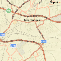 Casalnuovo di Napoli Street Map