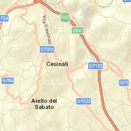 Cesinali Street Map