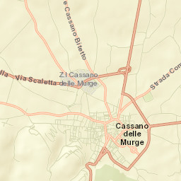 Cassano delle Murge Street Map
