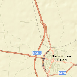 Sammichele di Bari Street Map