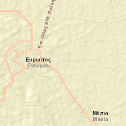 Evropós Street Map