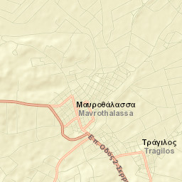 Mavrothálassa Street Map