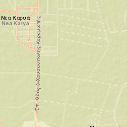 Néa Karyá Street Map