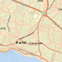 Kartal Street Map