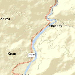 Çatalpınar İlçesi Street Map