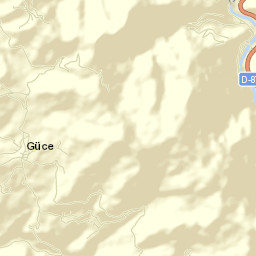 Güce İlçesi Street Map