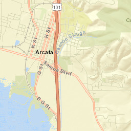 Arcata Street Map