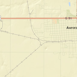 Aurora Street Map