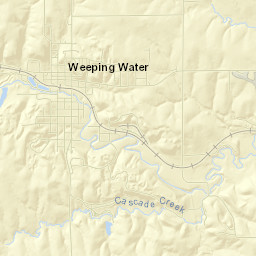 Weeping Water Street Map