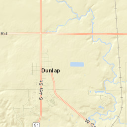 Dunlap Street Map