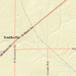 Smithville Street Map