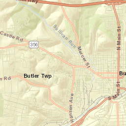 Diamond And Main Near Morgan Bld, Butler Street Map