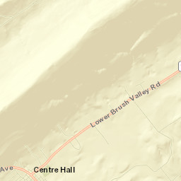 Centre Hall Street Map