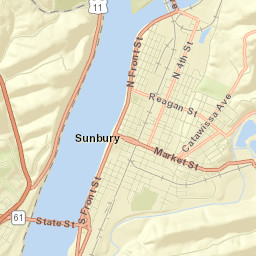 Sunbury Street Map