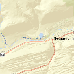 Nesquehoning Street Map