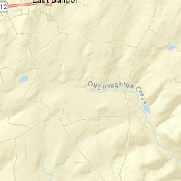 East Bangor Street Map