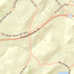 Morris County Street Map