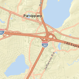 Parsippany Street Map