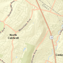 Cedar Grove Street Map