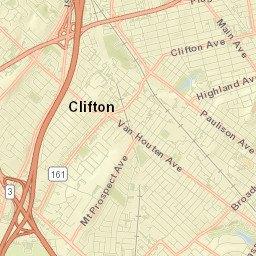 Clifton Street Map