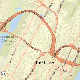 Palisades Park Street Map