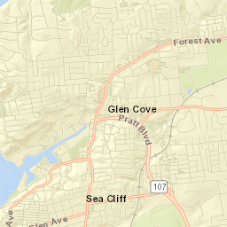 Sea Cliff Street Map