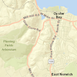 Oyster Bay Street Map
