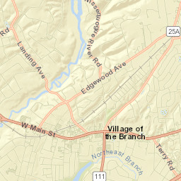 Village of the Branch Street Map