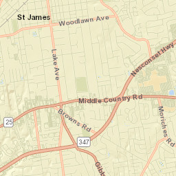 Nesconset Street Map