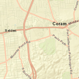 Coram Street Map