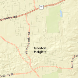 Gordon Heights Street Map