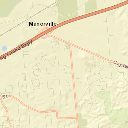 Manorville Street Map