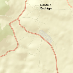 Castelo Rodrigo Street Map