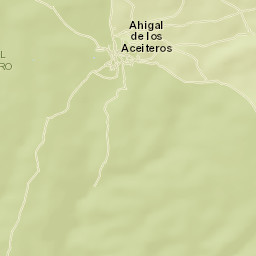 Ahigal de los Aceiteros Street Map