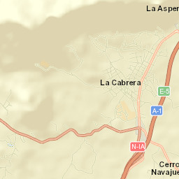 La Cabrera Street Map