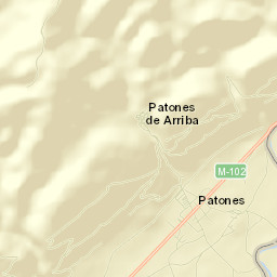 Patones Street Map
