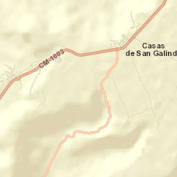 Casas de San Galindo Street Map