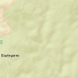 Esplegares Street Map