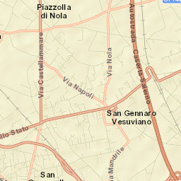 San Gennaro Vesuviano Street Map