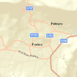 Forino Street Map