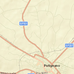 Putignano Street Map