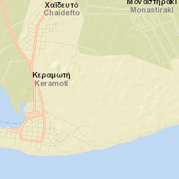 Keramotí Street Map
