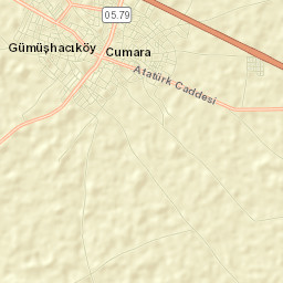 Gümüşhacıköy Street Map