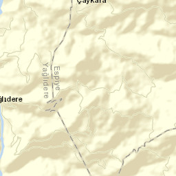 Yağlıdere İlçesi Street Map