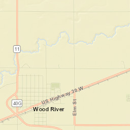 Wood River Street Map