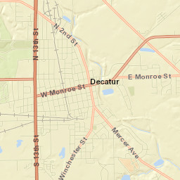Decatur Street Map