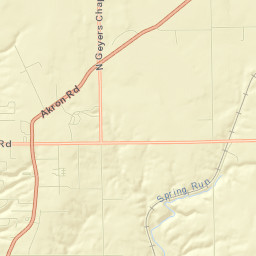 Wayne County Street Map
