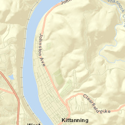 Kittanning Street Map