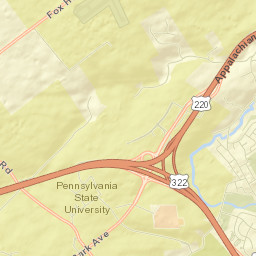 Houserville Street Map