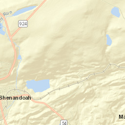 Shenandoah Street Map
